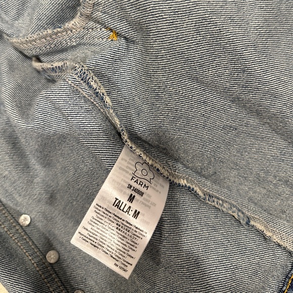 Farm Rio studded floral denim jacket - Picture 13 of 13